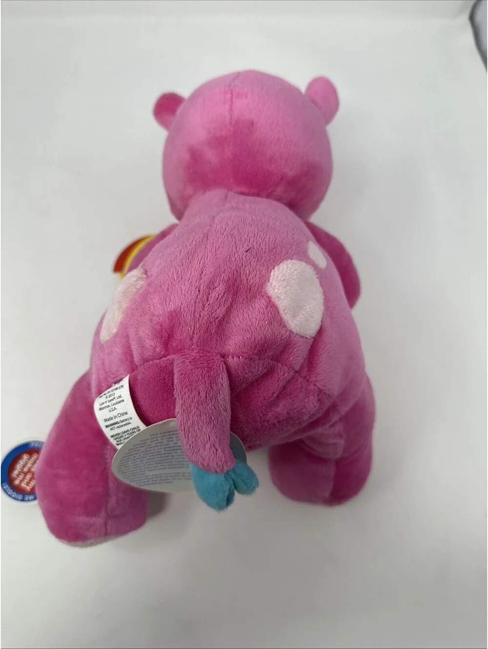Pink Hippo Plush Stuffed Animal